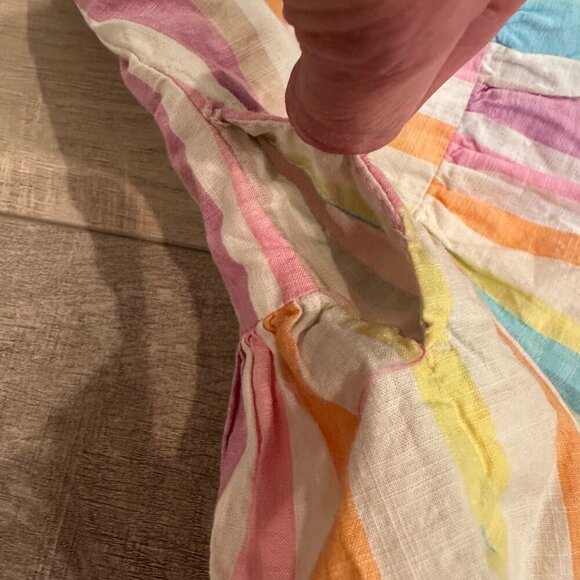 CAT & JACK GIRLS PINK STRIPED SUN DRESS 5T - Picture 5 of 8